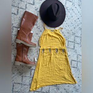 New Earthbound Cutout mini dress